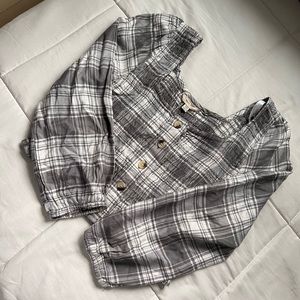XS FLANNEL BLOUSE